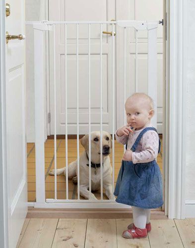 BabyDan Vysoká zábrana Premier PET GATE 73-86 cm bílá