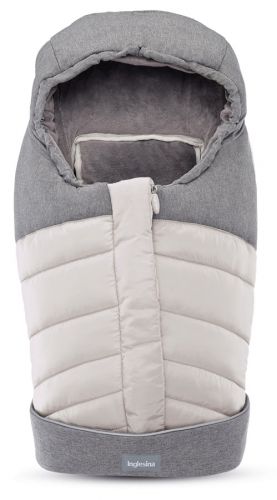 Inglesina Fusak NewBorn Winter Muff silver pro vaničku a autosedačku