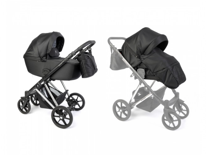 Kočárek Dada Prams Apus 2v1 Special Edition JetBlack