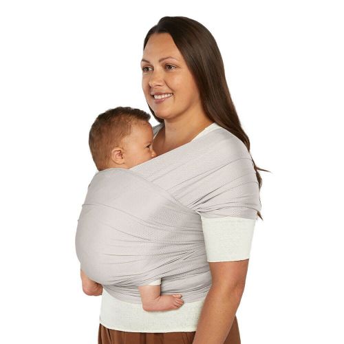 Ergobaby Šátek Mesh Baby Wrap - Soft Grey