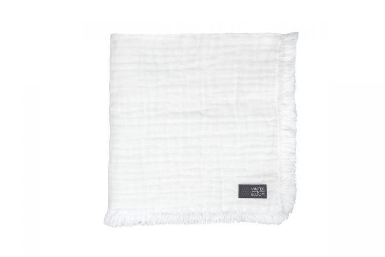 VINTER & BLOOM Deka Feather Muslin Organic Bright White