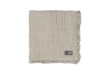 VINTER & BLOOM Deka Feather Muslin Organic Pebble Greige