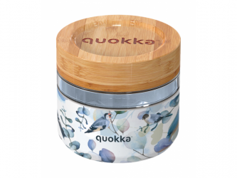 Quokka Skleněná nádoba na jídlo Deli Blue Nature 500 ml