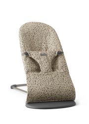 BabyBjörn Lehátko Bouncer Bliss Beige Dark Gray Woven