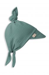 Sleepee Dětský rostoucí mušelínový klobouček s kšiltem Ocean Green 0-4 roky